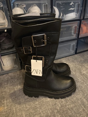 Zara women black leather - zara, women’s