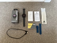 Garmin Forerunner 255 GPS 46mm Running Smartwatch - Slate Gray w/ box, strap etc