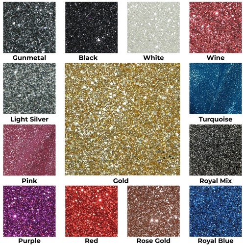 Glitter fabric jazz - glitter, large