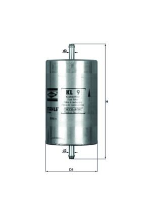 Fuel filter kl9 - filter,