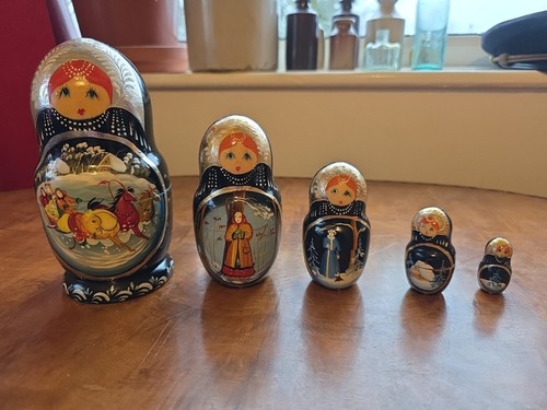Vintage russian matryoshka - russian,