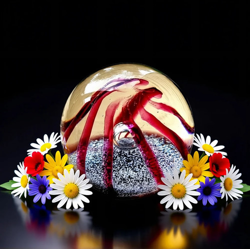 Caithness paperweight marooned - caithness,