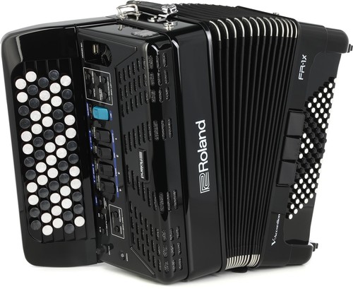 Roland 1xb accordion - roland, fr-1xb-bk