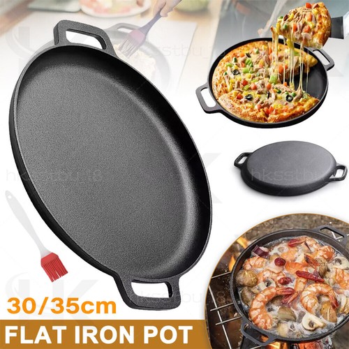Heavy duty pre seasoned - duty, cast