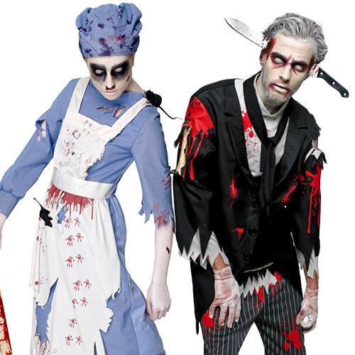 Bloody zombie butler - zombie, or