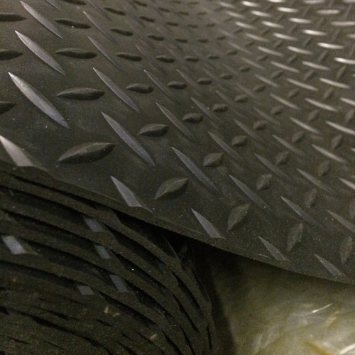 Rubber flooring matting - matting, 3mm