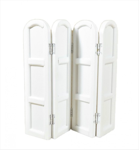 Dolls house white panel fold - dolls, 4