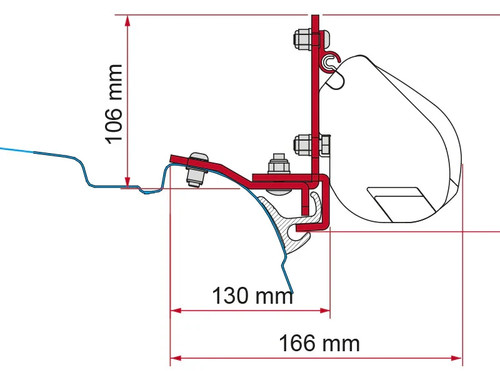 Fiamma awning mounting kit - fiamma,