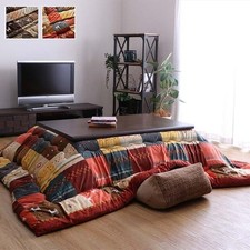 Kotatsu Set 120×80cm Table 205×315cm Plump Futon Only Gabbeh Pattern 100V...