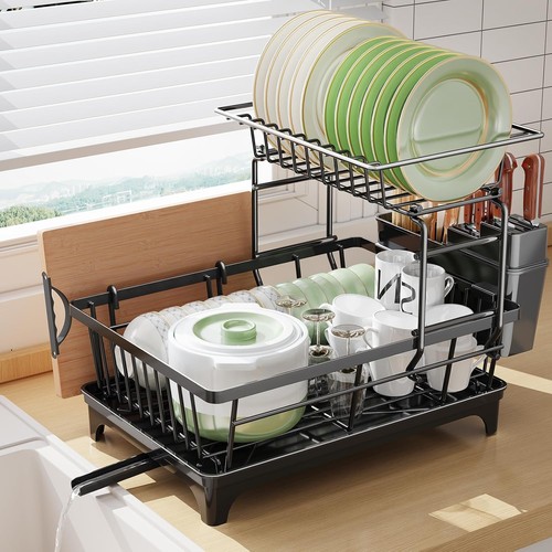 Tier dish drainer rack - drainer,