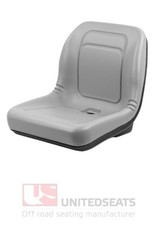 MICRO / MINI DIGGER / EXCAVATOR / DUMPER / TRACTOR / MOWER / PAN SEAT - GREY