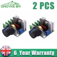 2PC 2000W AC 220V SCR Electronic Voltage Regulator Dimmer Motor Speed Controller