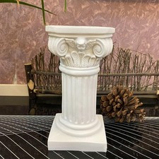 Pedestal Stand Roman Pillar Statue Sculpture Plinth Base White Candelabra for