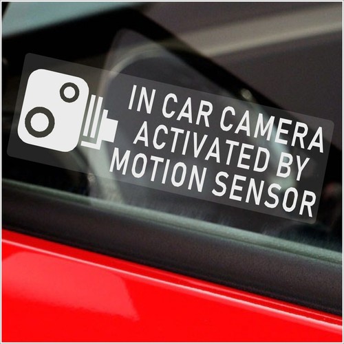 Stickers car camera - x, in