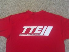 TTE Toyota Team Europe Rally Team Shirt. Corolla Celica Yaris Gazoo Racing TRD