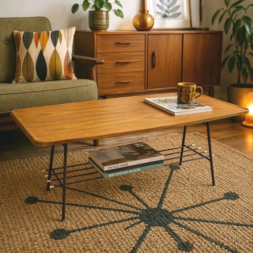 Mid century formwood coffee - century,