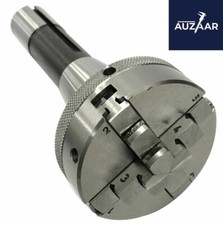 65mm 4 Jaw Self Centering 2-1/2" Mini Chuck 14x1 Thread Lathe R8 Arbor 7/16" UNF