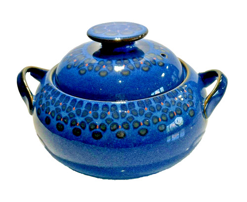 Denby midnight blue casserole - denby,