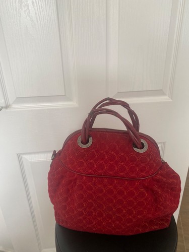 Red velvet handbag billy - velvet, –