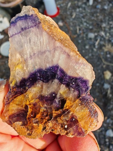 Blue john fluorite - john, raw
