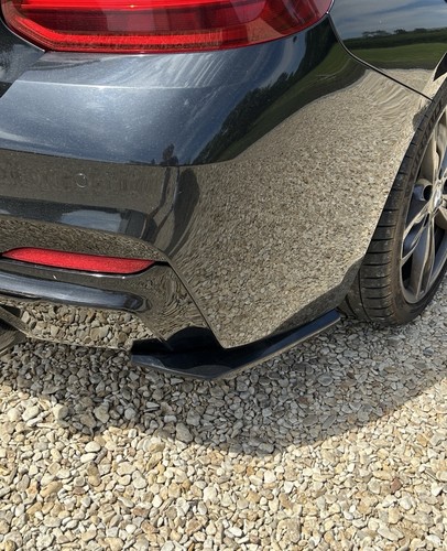Gloss black rear spats - gloss,