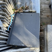 Russell Grampian Slate Grey Flat Roof Tiles Quantity of 80 New Unused