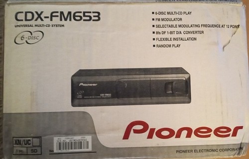 Pioneer cdx fm653 disc - cdx,