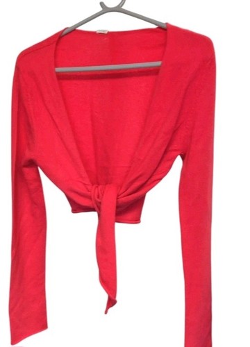 Stunning red cashmere bolero - red,