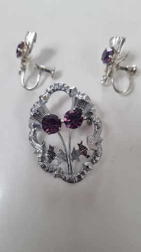 Vintage mizpah silver tone - vintage,