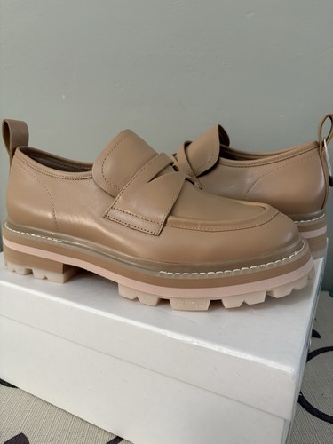 Ash tan leather slip - leather,