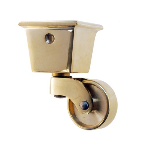 Cast brass square cup - cast,