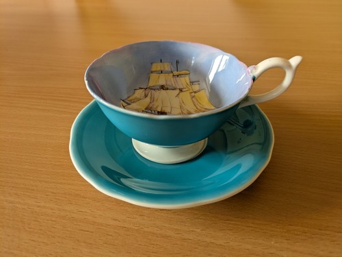 Rare vintage aynsley teal - aynsley,
