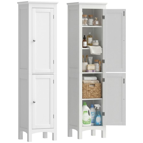 Kleankin tall bathroom cabinet - bathroom,