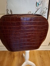 M&S Real Leather Croc Effect