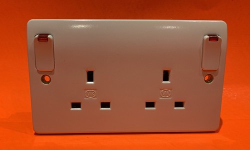 Double switch socket - double,