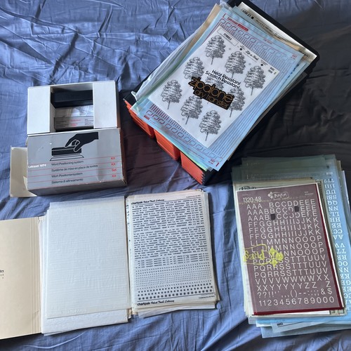 Letraset storage orange case - storage,