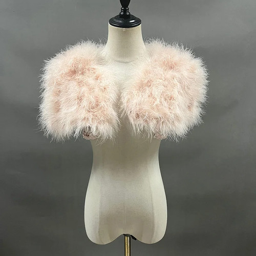 Ostrich fashion wedding bridal - ostrich,