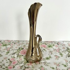 vintage Silver Plated swan Art