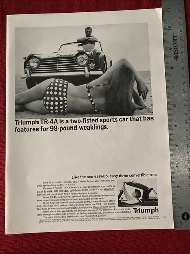 Triumph convertible - tr-4a,