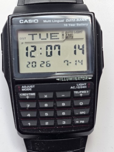 Casio data bank digital - data, quartz