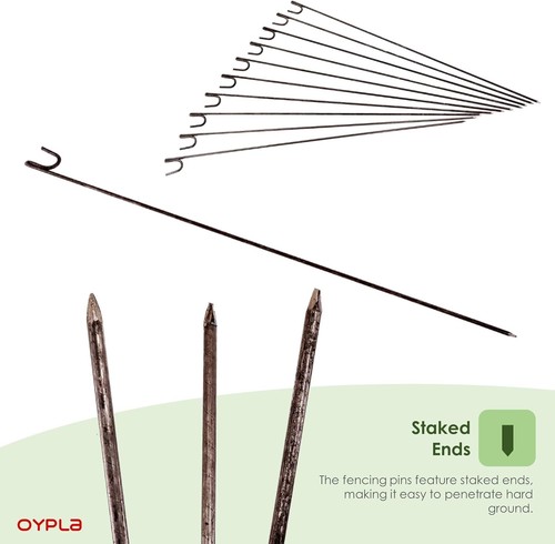 Oypla steel barrier fencing - steel,