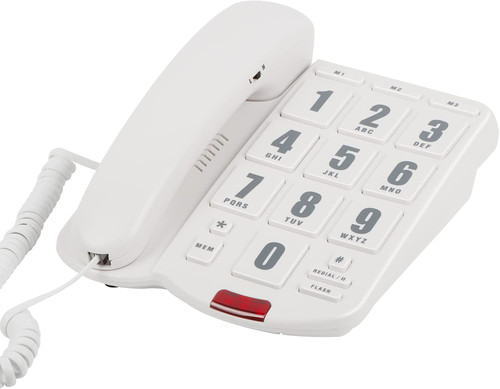 Big button telephone with loud - button,