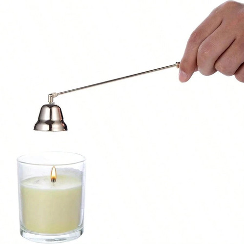 Stainless steel candle snuffer - steel,
