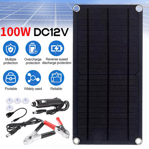 100w solar panel set - panel, kit