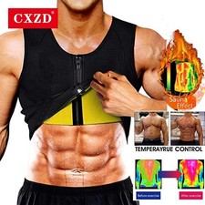 Men Sauna Sweat Vest Body