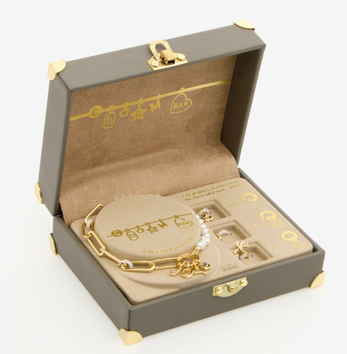 14ct gold plated pieces - gold,