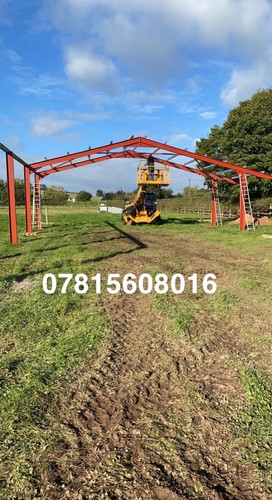 Agricultural steel framed kit - framed,