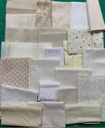 Branded cream white scrap - &,