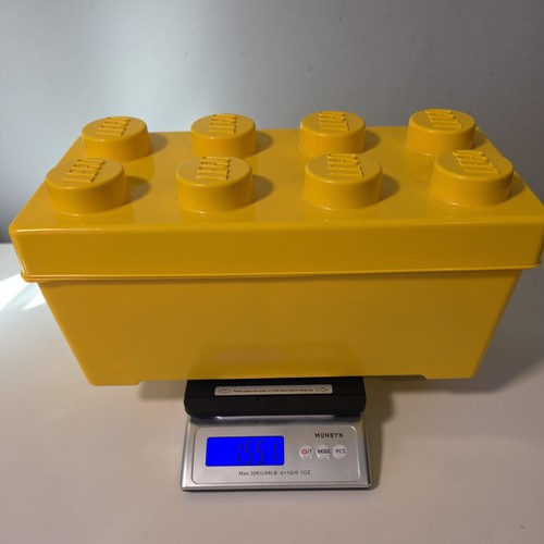 Lego yellow stud - yellow, box