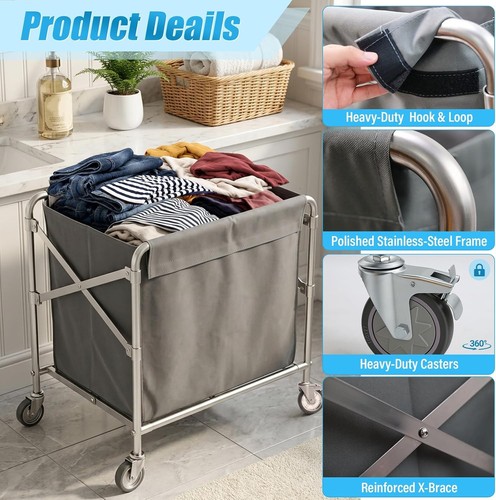 Laundry trolley cart wheels - cart,